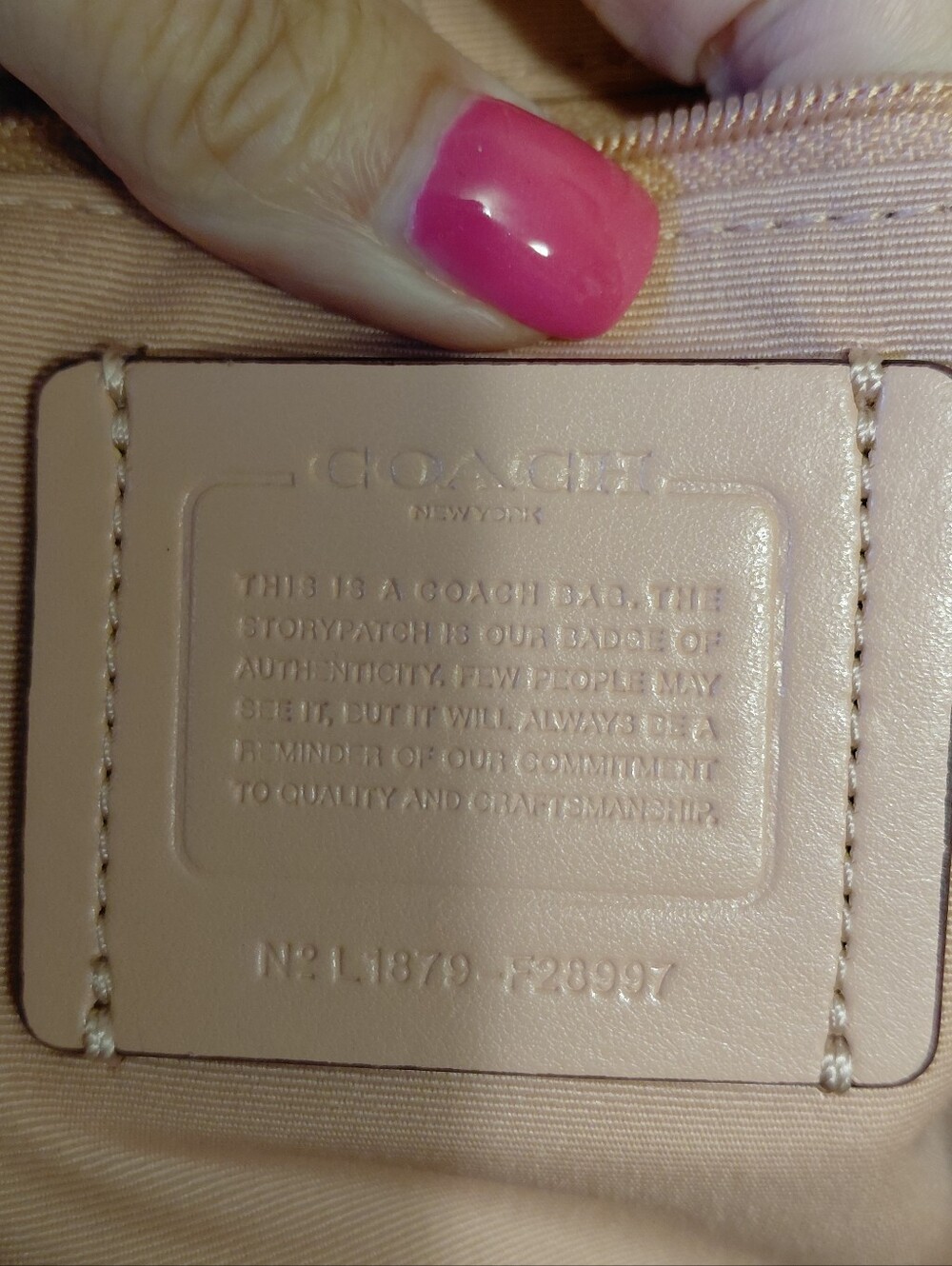 Coach Pink Lexy Pebble Leather Shoulder Bag F28997 - Picture 10 of 16